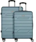 Nowi Bergamo 4 Rollen Kofferset 2-teilig - Blau