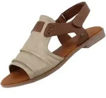 Mustang Damenschuhe Sandalette Beige Freizeit, Schuhgr&ouml;&szlig;e:36 EU - Beige - 36