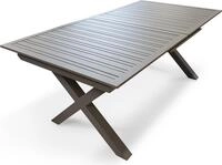 Quarz-Gartentisch aus Aluminium
