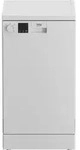 45 cm geschirrsp&uuml;ler, 10 ma&szlig;gedecke, 49 db, edelstahl Beko DVS05030W - Wei&szlig;