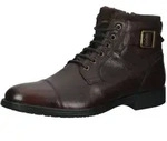 Geox Stiefelette Stiefelette Leder/Textil - Dunkelbraun - 44