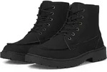Jack & Jones 12287538_212_42, Stiefel, Schwarz, Anthrazit, Rundzeh,