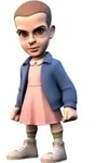 MINIX, Stranger Things Eleven PVC-Figur 12 cm, Bunt - Blau