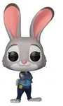 Funko FK86634 - Zoomania 2 POP! Movies Vinyl Figur Judy Hopps 9 cm - Neu - Grau
