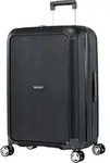 Eminent AEGIS - 4-Rollen-Trolley 67 cm erw. (midnight black, ) - Schwarz