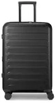 d&n Toronto 4 Rollen Trolley M 65 cm mit Dehnfalte - Schwarz