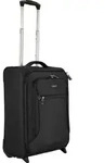 Kleiner Handgep&auml;ck Trolley Stoffkoffer, Reisegep&auml;ck Schwarz 54 cm 1,9kg Bowatex -