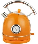 MOA Wasserkocher Retro - 1,8 Liter - Elektrischer Wasserkocher - Anti-Kalk-Filter -