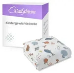 Gewichtsdecke f&uuml;r Kinder aus 100% Baumwolle, Edition "Ocean" - 2,5 KG /...