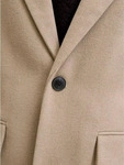 Jack & Jones 12288145_1973_S, Uni, Erwachsener, Kleidungsknopf, Polyester, Beige -