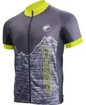 CHIBA Watzmann Shirt Herren - Radsport-Trikot schwarz/neongelb, XXL,...
