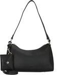 Seidenfelt Meloy - Schultertasche 30 cm (black) - Schwarz