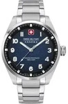 SWISS MILITARY HANOWA Herrenuhr Quarzuhr silber / blau onesize Herren 42