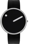 Picto 43370-0120S Black Silicone Uni 40mm 5ATM - Silber