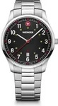 Wenger 01.1441.131 Herrenuhr City Sport 42mm 5ATM - Silber