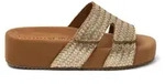 Lazamani Mille Damen Leder-Pantoletten Gold Gr&ouml;&szlig;e 36 - Gold - 36