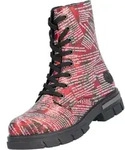 Rieker Schn&uuml;rstiefel Kaltfutter in rot, Gr. 36 - Rot - 36
