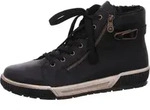 Rieker Schn&uuml;rstiefel Schwarz - Schwarz - 36