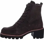 Paul Green Stiefelette Stiefelette Veloursleder/Textil - Braun - 38,5