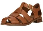 CLARKS Sandalen Hana mit subtilen N&auml;hten 5241 Tan Leather 37,5 - 37,5