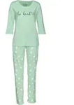Vivance Dreams Pyjama 2 -teilig jade-gemustert Gr&ouml;&szlig;e 32/34 - Gr&uuml;n - 32/34