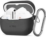 Tech-Protect Silikon-Haken Samsung Galaxy Buds 3 / 3 Pro Schwarz - Wei&szlig;