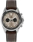 Jacques Lemans Chronographen Liverpool Brown Leather - Braun