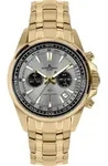 Jacques Lemans 1-2117ZO Herrenuhr Chronograph Liverpool Goldfarben/Grau - Grau