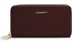 Lazarotti Geldb&ouml;rse Bologna Leather Double Zip Around Wallet Burgundy...