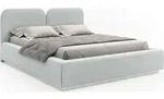 Selsey Comoves &ndash; Polsterbett 160x200 mit Veloursbezug, Bettkasten und...