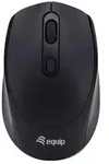 Equip Kabellose 4-Tasten-Maus, Beidh&auml;ndig, Optisch, RF Wireless, 1600 DPI, Schwarz -