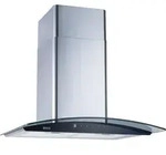 NEG Wandhaube mit 2 Powerstufen, 60cm, Edelstahl mit Glasschirm, 787 m3/h,...