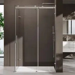 doporro Duschkabine Schiebet&uuml;r Dusche Eckdusche 80x125x195cm Duschabtrennung mit