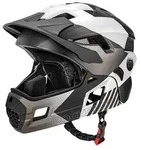 Rockbros Kinderfahrradhelm 2 in 1 mit abnehmbarem Kinnschutz 12 L&uuml;ftungen S...