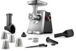 Bosch Fleischwolf Serie 8, 3 Lochscheiben (3/4,5 / 8mm), Edelstahl, sp&uuml;lmaschine -