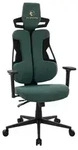 ML-Design Gaming Stuhl Gr&uuml;n aus Stoff, Ergonomischer B&uuml;rostuhl mit 3D...