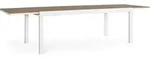 Ausziehbarer Aluminiumtisch 95x200&ndash;300 Elias YES - Wei&szlig; - Wei&szlig;