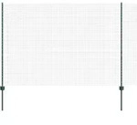 vidaXL Schwei&szlig;drahtzaun mit Pfosten 10 x 1,5 m (B x H) - Gr&uuml;n