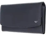 Golden Head Polo Geldb&ouml;rse RFID Schutz Leder 17.5 cm - Dunkelblau