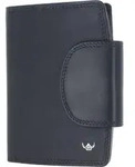Golden Head Polo Geldb&ouml;rse RFID Schutz Leder 12.5 cm - Dunkelblau