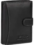 RFID echt Leder Portemonnaie Geldb&ouml;rse Geldbeutel Herren Hochformat Schwarz...