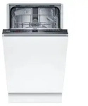 Bosch Serie 2 SPV2HKX02E, Voll integriert, Single (45 cm breit), Wei&szlig;, Tasten, 1,75