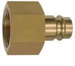 Riegler Nippel f&uuml;r Kupplungen NW 19, Messing blank, G 1 IG