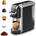 Kaffeemaschine mit Kapseln ROHNSON R-98041 - Schwarz/Silber