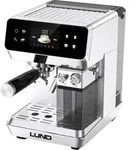 Kaffeevollautomat mit Milchaufsch&auml;umer, 1350W, 8 Programme, Edelstahl