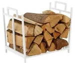 Relaxdays Kaminholzregal, Metall, HBT: 41x45x33 cm, Brennholzregal faltbar, f&uuml;r