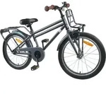 vidaXL Kinderfahrrad 18 Zoll f&uuml;r 5-7 Jahre alt Dunkelgrau - Grau