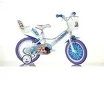 16 Zoll Kinderfahrrad M&auml;dchenfahrrad Dino Bikes Snow Queen Eisk&ouml;nigin - Wei&szlig;