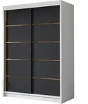MIRJAN24 Schiebet&uuml;renschrank Lungo IV, Kleiderschrank mit Kleiderstange, mit...