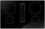 htech HTX94900 Induktionskochfeld 80cm mit integriertem Dunstabzug, Boost...